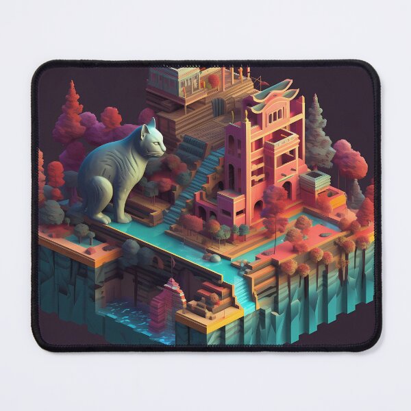 Item preview, Isometric Cat designed and sold by Thwataka.