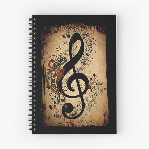 Item preview, Abstract color treble clef designed and sold by Artbellachi.