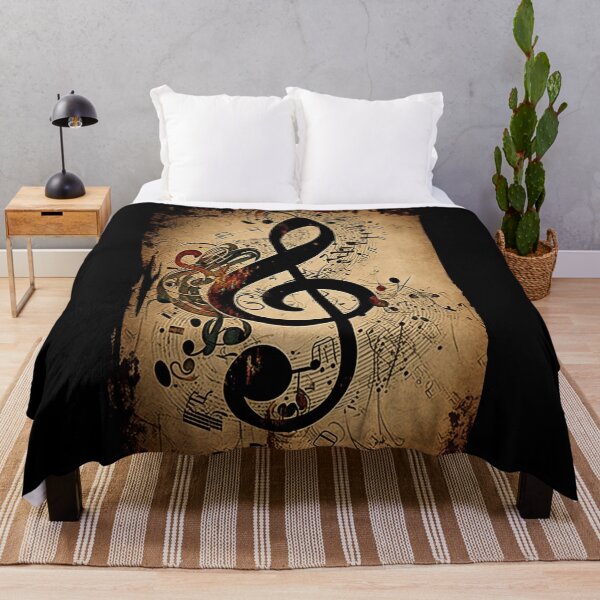 Item preview, Abstract color treble clef designed and sold by Artbellachi.