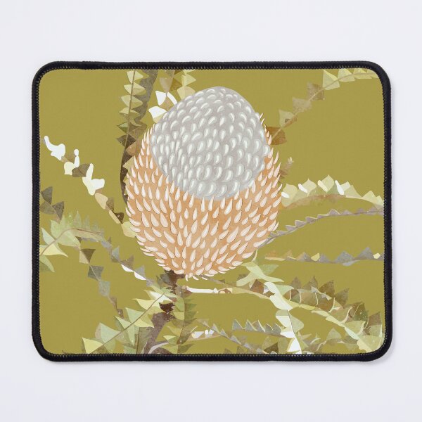 Item preview, “Banksia” | Dusty Green Background designed and sold by LiseHoltArt.