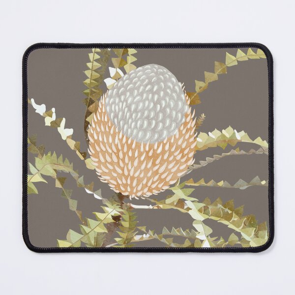 Item preview, “Banksia” | Dusty Grey Background designed and sold by LiseHoltArt.