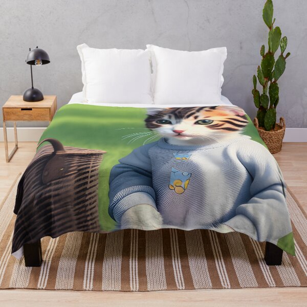 Item preview, Cat having picnic - Modern digital art designed and sold by Ai-michiart.