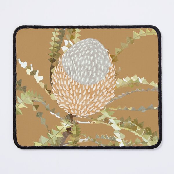 Item preview, “Banksia” | Dusty Brown Background designed and sold by LiseHoltArt.