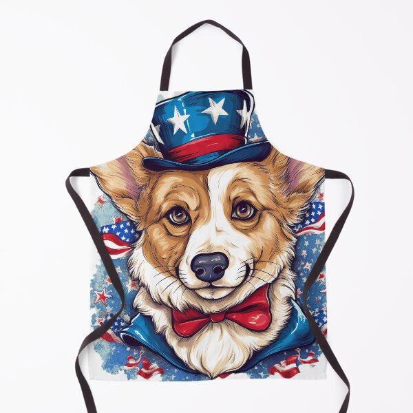 Item preview, Poppy The Patriotic Pembroke Welsh Corgi! USA Gift! designed and sold by Alanna Rose Realm.