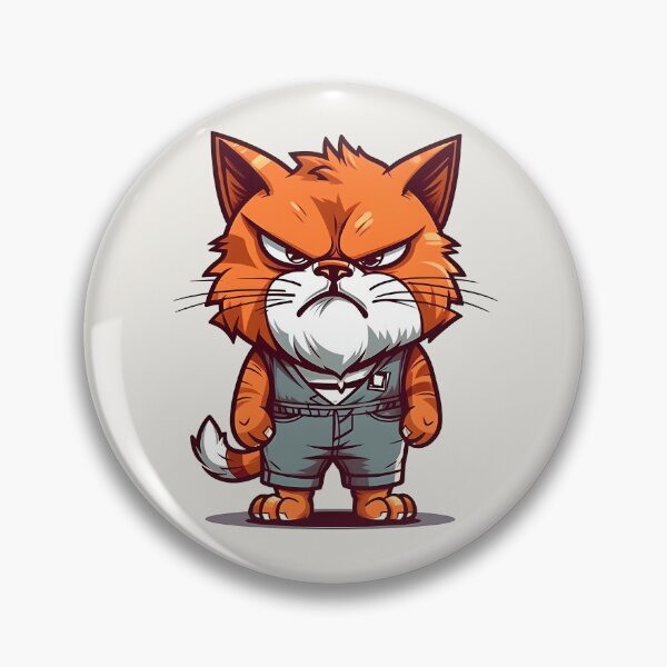 Item preview, angry cat designed and sold by LuSikjk.
