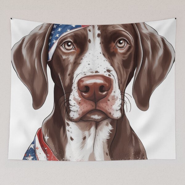 Item preview, Hamilton, Patriotic German Shorthair Pointer! Great USA Gift! designed and sold by Alanna Rose Realm.