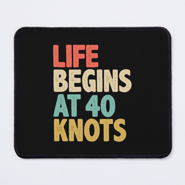 Item preview, Life begins at 40 knots - Kitesurfing designed and sold by cidolopez.