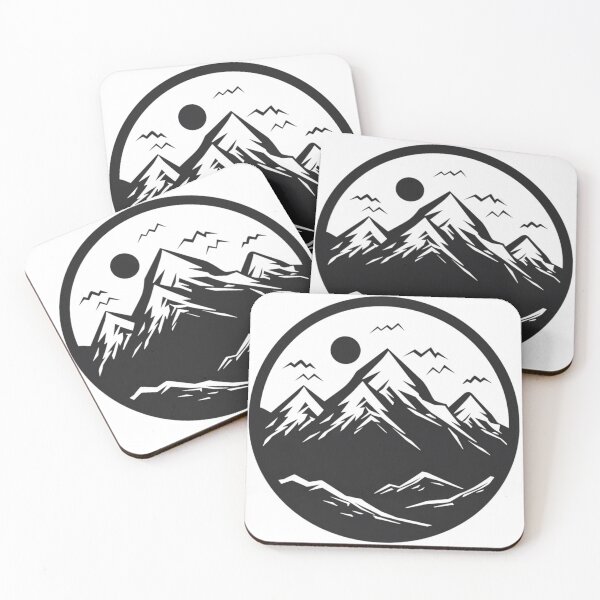 Item preview, Mountain circle logo designed and sold by CryptidVinyls.