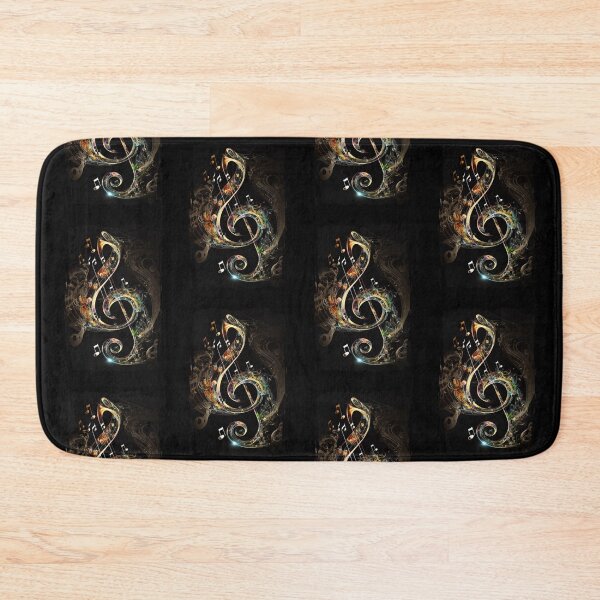 Item preview, Abstract golden treble clef designed and sold by Artbellachi.