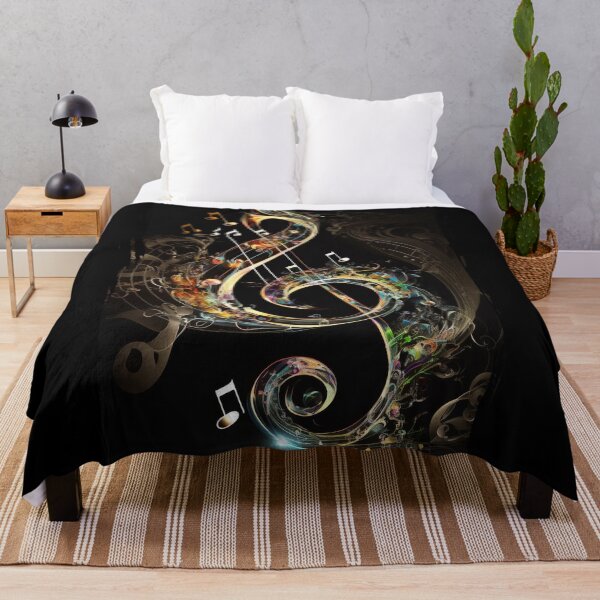 Item preview, Abstract golden treble clef designed and sold by Artbellachi.
