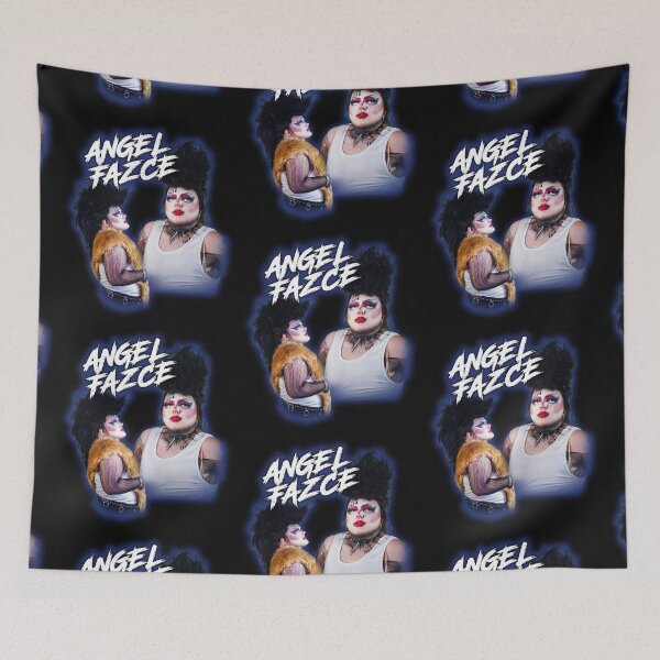 Item preview, Angel Fazce (Dramatic with blue outline) designed and sold by AngelFazceMerch.