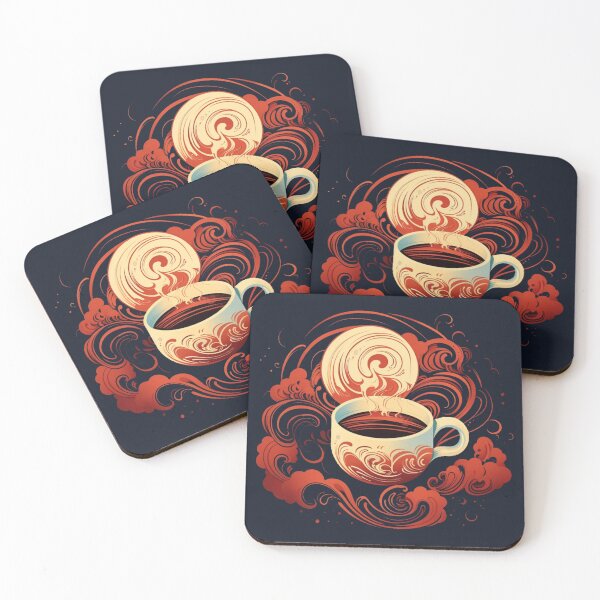Item preview, Swirling Coffee Cup Illustration designed and sold by DB509-Arts.