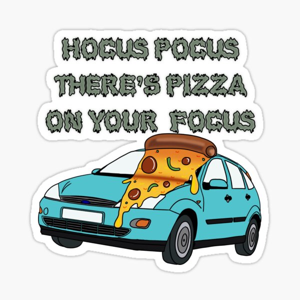 Item preview, Hocus pocus there’s pizza on your focus -Scottish meme designed and sold by Numpties.