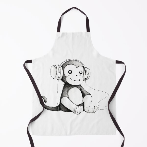 Item preview, Music monkey: a little monkey listening to music designed and sold by Relephants.