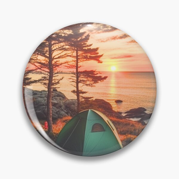 Item preview, Sunset Campground designed and sold by MountainPaws.
