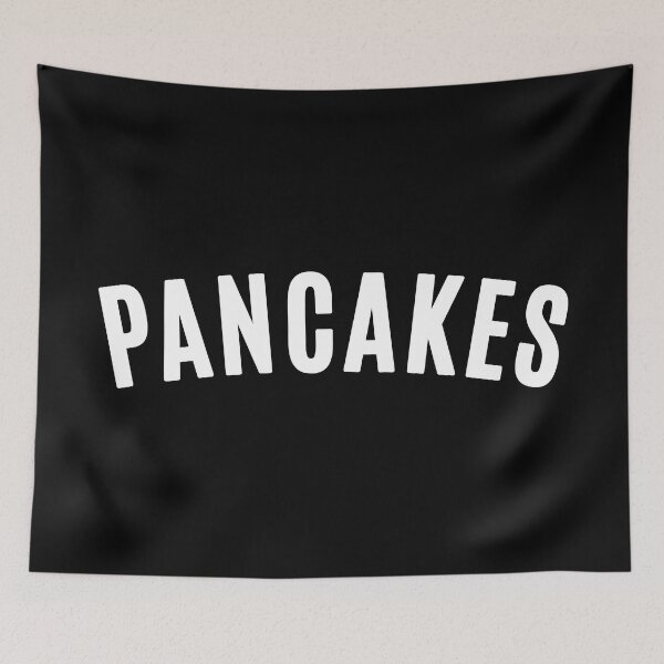 Item preview, Pancakes | Simple arched one word text design designed and sold by Phrazify.