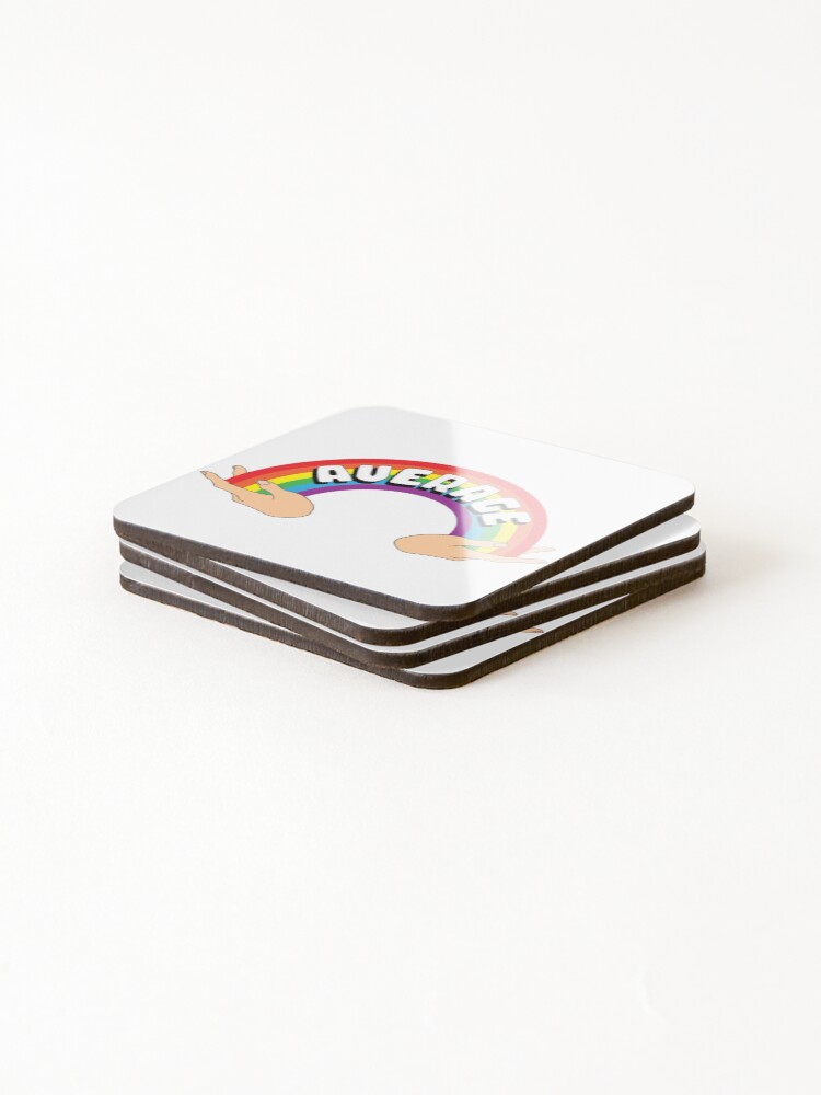 Thumbnail 4 of 5, Coasters (Set of 4), Average Rainbow designed and sold by RottenDayDesign.