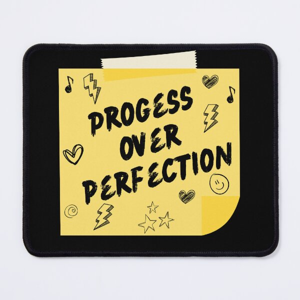 Item preview, Progress Over Perfection  designed and sold by playfruit.