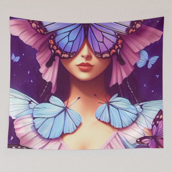 Item preview, Surreal butterfly woman designed and sold by palerose3.