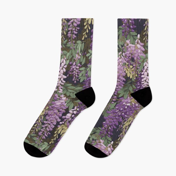Item preview, Beautiful blooming wisteria wall paper pattern designed and sold by Patternists.