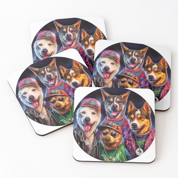 Item preview, Punk rock dogs designed and sold by Kingkachurro.