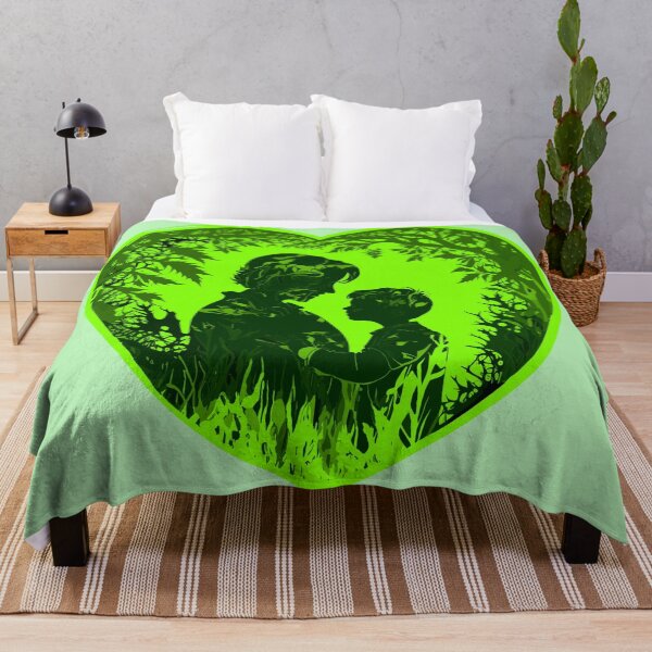 Item preview, Embraced in Love: Mother & Son's Cherished Bond - Ideal Mother's Day Gift - In Green designed and sold by RandomForestBot.