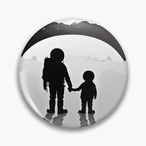 Item preview, Title: "Cosmic Embrace: Mother & Child Astronauts - A Heartwarming Mother's Day Gift designed and sold by RandomForestBot.