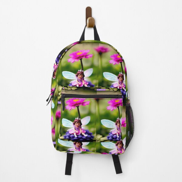 Item preview, Fairy Malinka among bunkle flowers designed and sold by RADRussell.