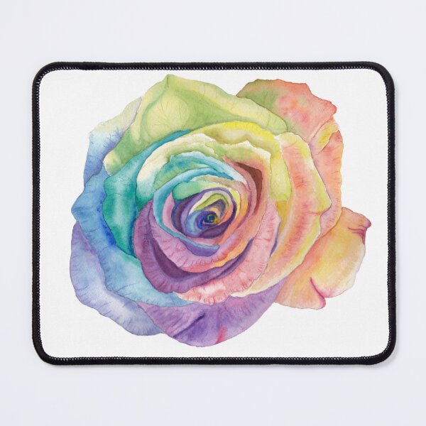 Item preview, Rainbow Rose Print designed and sold by Lallinda.