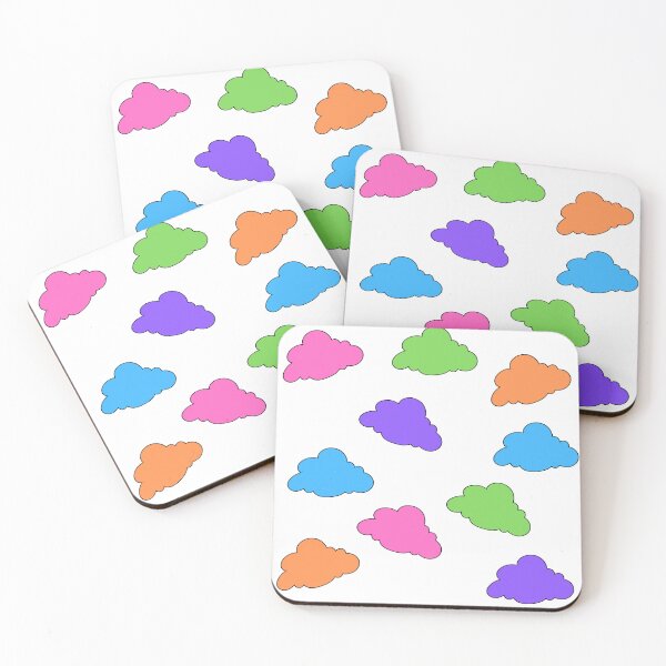 Aperçu de l'œuvre Multicolor Clouds créée et vendue par playfruit.