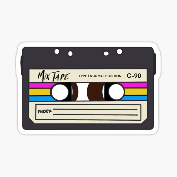 Item preview, Subtle Pride Pins - Cassette Tape - Pansexual Flag designed and sold by Dangerfield-Art.