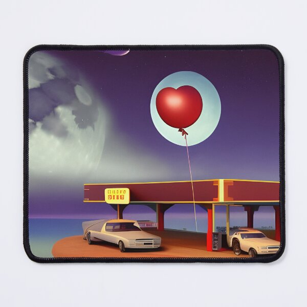 Item preview, Retro gas station on Mars designed and sold by kharamoot.