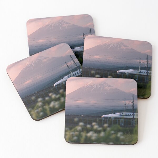 Item preview, Mount Fuji with the Shinkansen from Shizuoka designed and sold by Jordan McChesney.