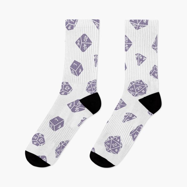 Item preview, Smokey Purple DND TTRPG Dice Repeating Pattern designed and sold by ReverieFab.