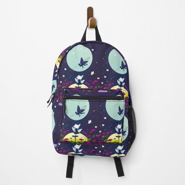 Item preview, Silhouette of a Fairy dancing on flowers under the moon designed and sold by RADRussell.