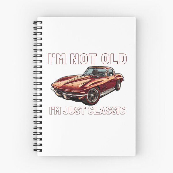 Item preview, I'm not old I'm just classic, Chevy C2 Corvette Stingray designed and sold by CryptidVinyls.