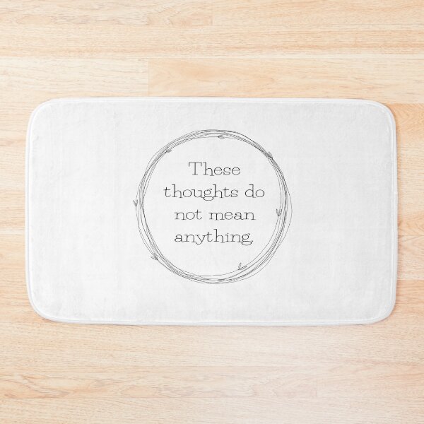 Item preview, ACIM lesson 4 These thoughts do not mean anything… designed and sold by Amanda Webster.
