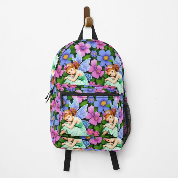 Item preview, Esmeralta Fairy sits among a field of flowers designed and sold by RADRussell.