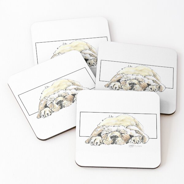 Item preview, Sleepy Pup - humorous poster designed and sold by Littleviews.