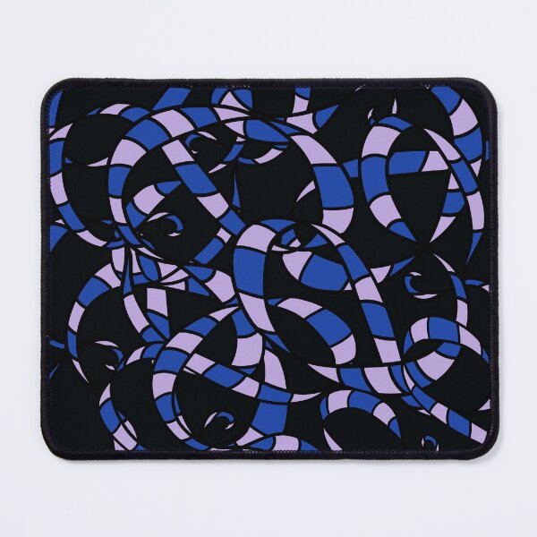 Item preview, Tangled Lavender and Blue Ribbon Print designed and sold by Sparkleweather.