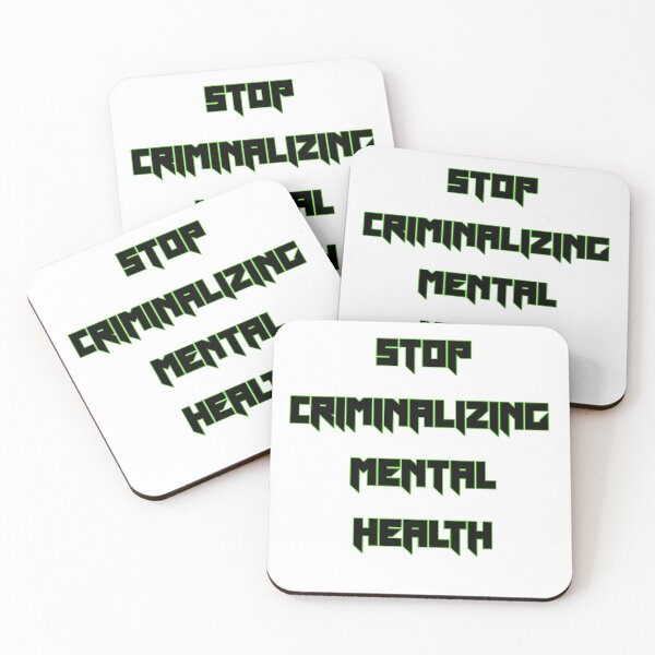 Item preview, STOP CRIMINALIZING MENTAL HEALTH  designed and sold by talon-punk-art.