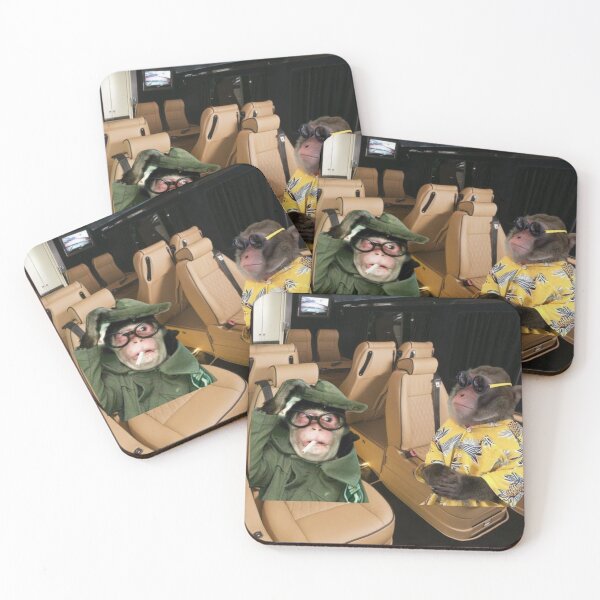 Item preview, Two Monkey inside the car designed and sold by edison4lif.