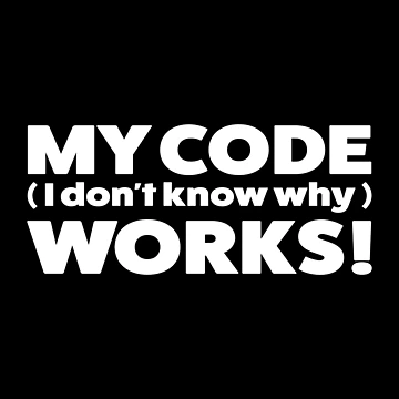 Artwork thumbnail, My code works by KeepOnCoding