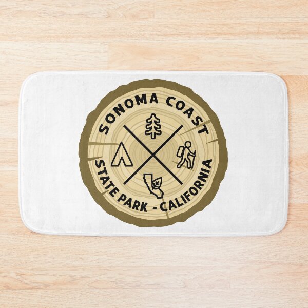 Item preview, Sonoma Coast State Park California Log Slice designed and sold by VanyaKar.
