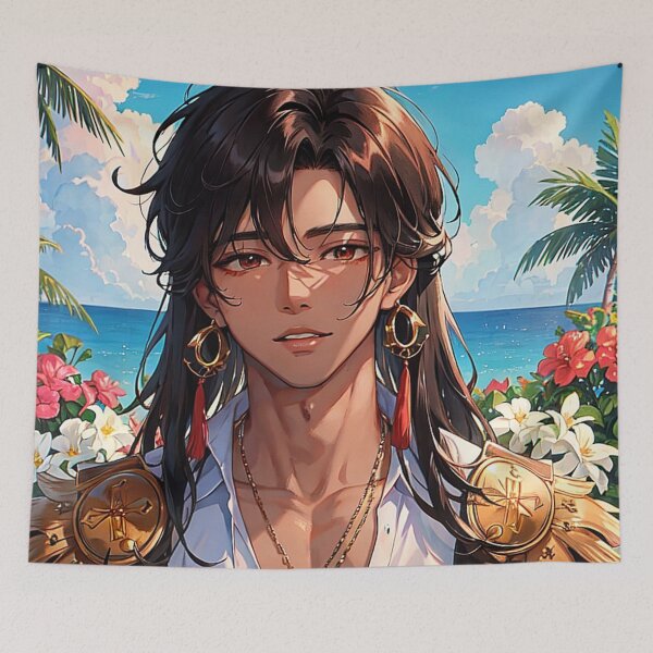 Item preview, Pirate Anime Boy designed and sold by ViridianSonder.