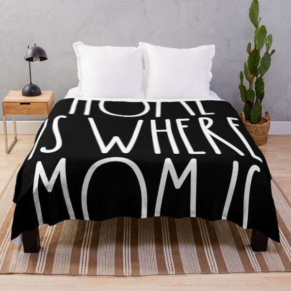 Item preview, Home Is Where Mom Is White Rae Dunn Inspired Farmhouse Decor designed and sold by FineElephant.