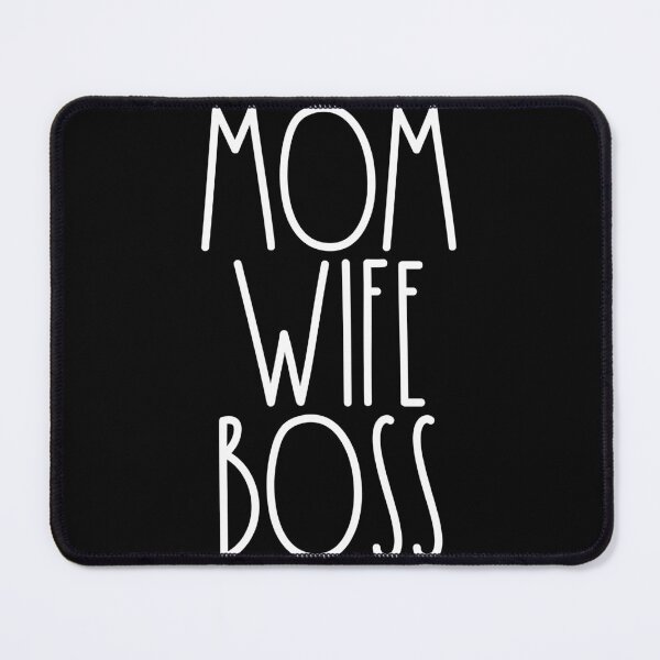 Item preview, Mom Wife Boss White Rae Dunn Inspired Farmhouse Decor designed and sold by FineElephant.