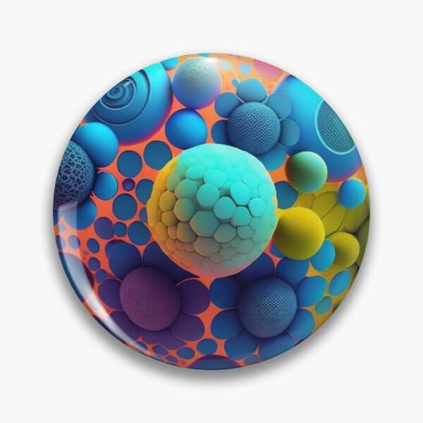 Item preview, Colorful Spheres Abstract designed and sold by Nathalia  Lodi.