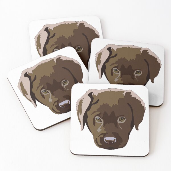 Item preview, Chocolate  lab puppy designed and sold by LeahcarsArt.