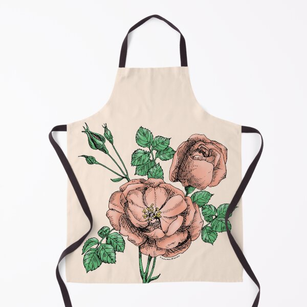 Item preview, Apricot Cupped Rose Bloom Double 16-25 Petals In 3 Rows designed and sold by Rachael Taylor.